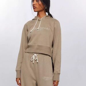 Puma Classics+ Women’s Relaxed Cropped Hoodie Sweatshirt